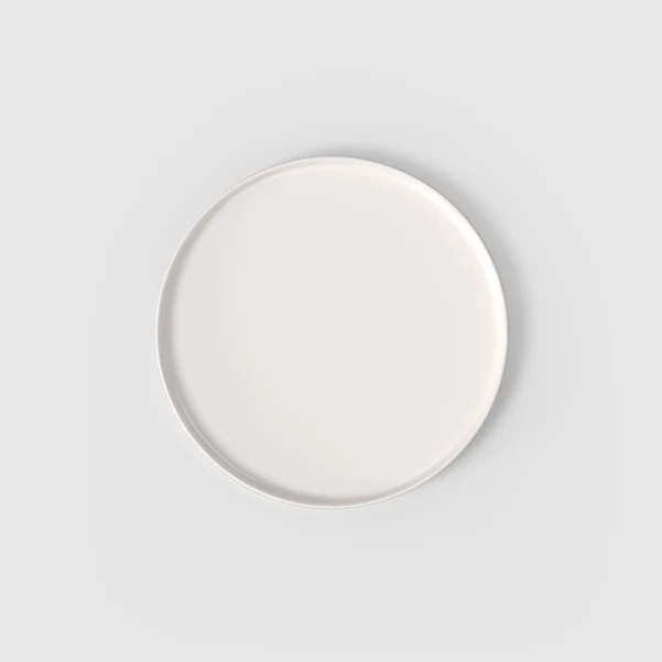 Memphis Piatto piano bianco, Ø23,8 cm, Premium Porcelain