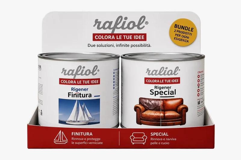 Kit 2 Prodotti - Pittura Pelle Ecopelle + Finitura Trasparente