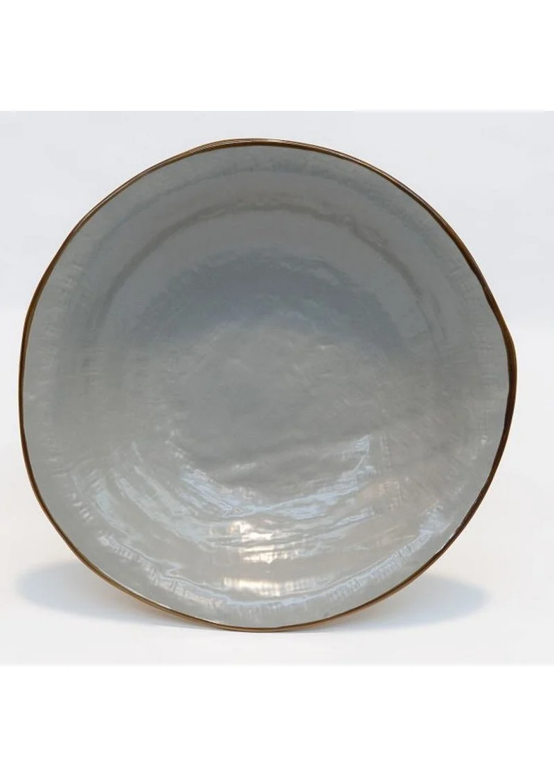 Novità Home Mediterraneo set 4 Piatti Fondi Fango