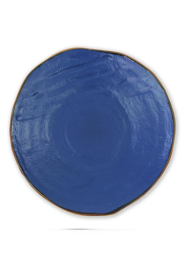 Novità Home Mediterraneo set 4 Piatti Piani Blu