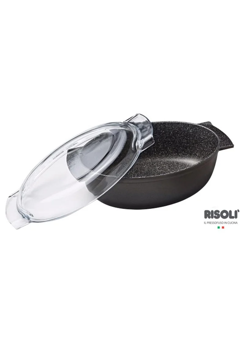 Risolì Granito Hard Stone Casseruola Ovale con coperchio