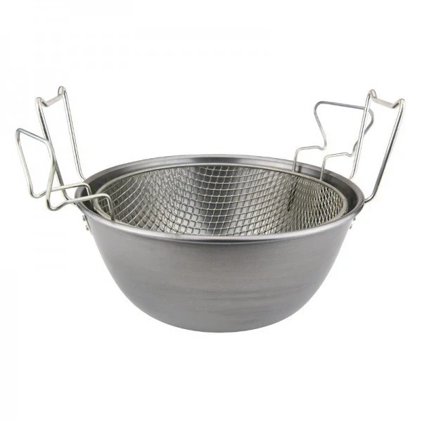 Friggitrice in ferro con cesto ø cm.42 ilsa