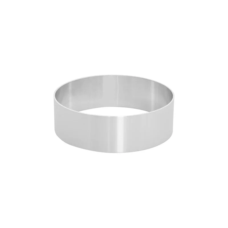 Anello/Coppapasta liscio per dolci cm Ø16x6