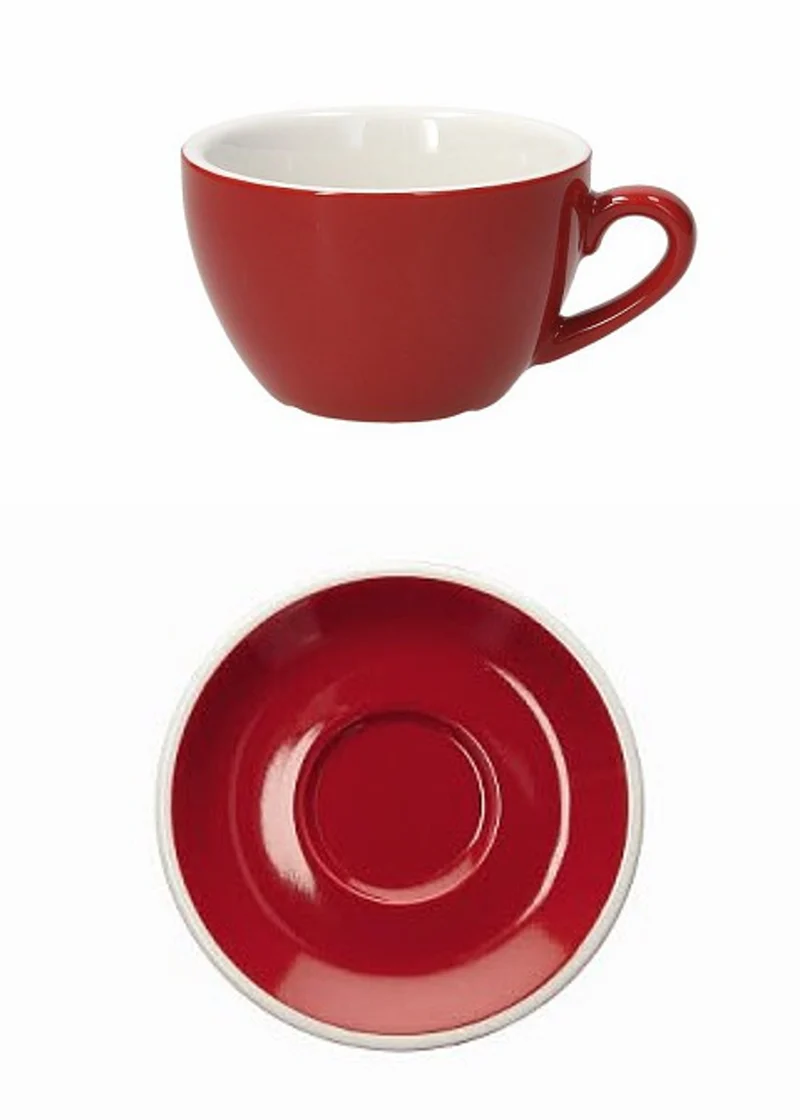 Tognana Albergo Tazza Colazione con Piattino Rosso