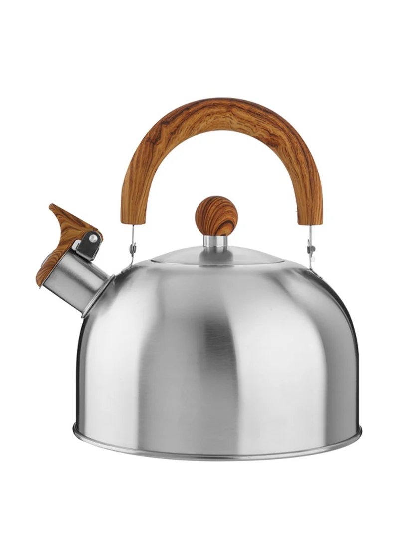 Eva Collection Bollitore Inox L. 2,5 con manico in legno