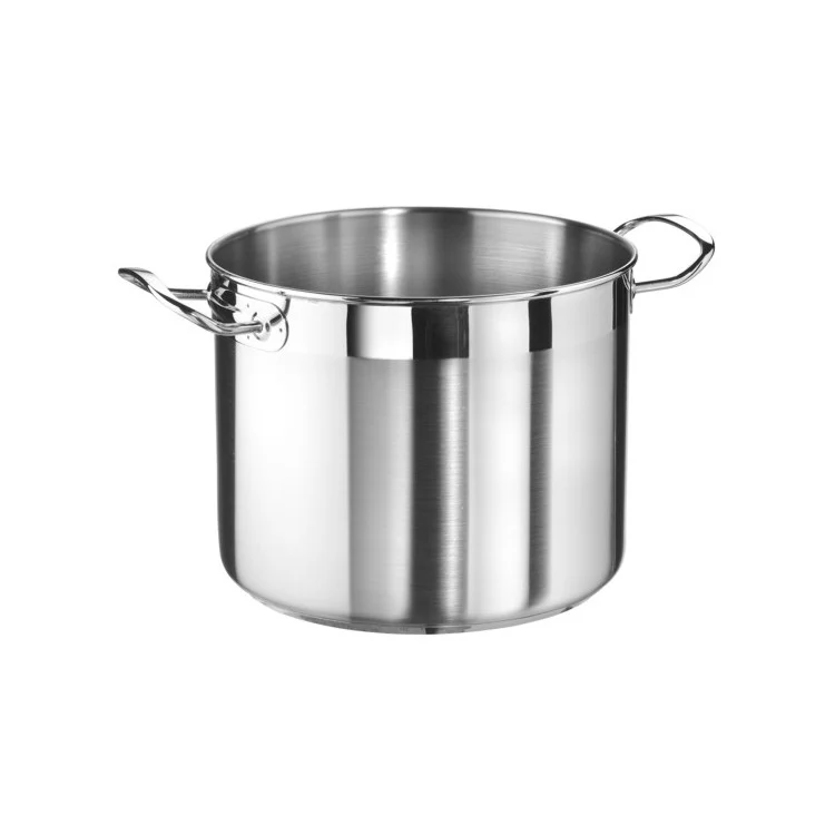 Pentola inox professional 3160 alta 2 manici ø cm.30 h.22.5 lt.15.5