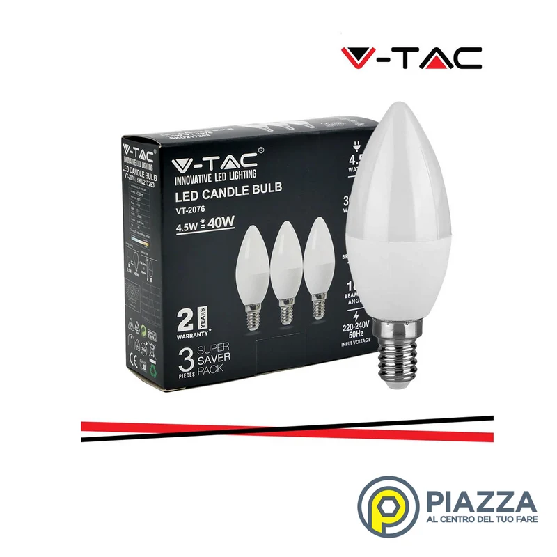 LAMPADA A OLIVA 4.5W 4000K E14