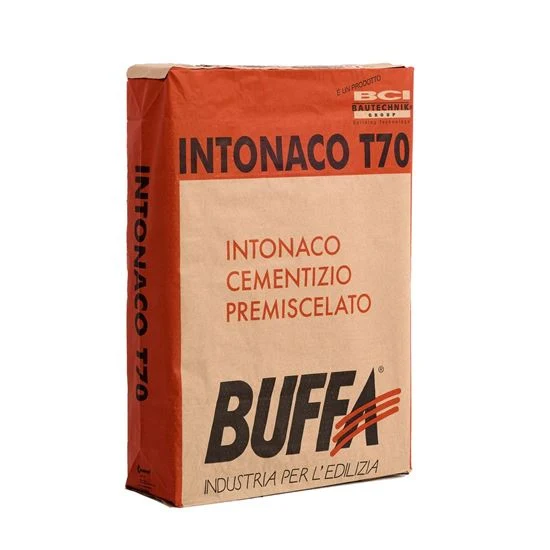 INTONACO PREMISCELATO T70 GRIGIO KG.25