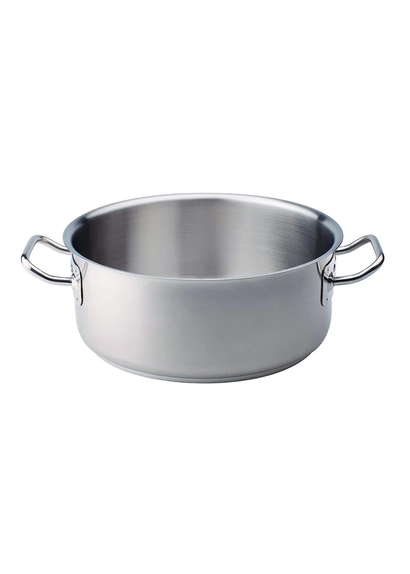 Pentole Agnelli Linea Acciaio Inox 18-10 Casseruola Bassa cm 36