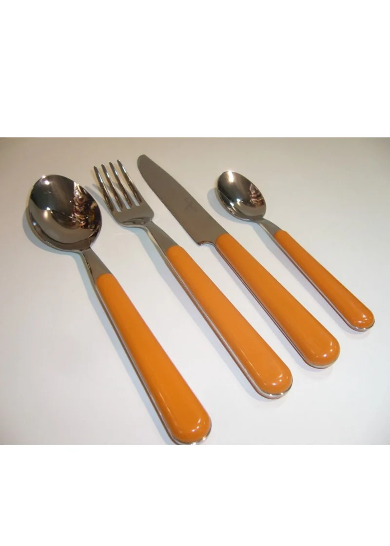 EME Posate Brio 24 pezzi Arancio 55