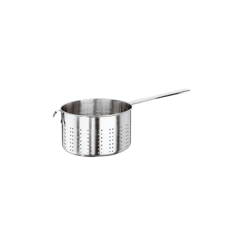 Colapasta inox 1 manico ø cm.22 con gancio h.13 lt.5