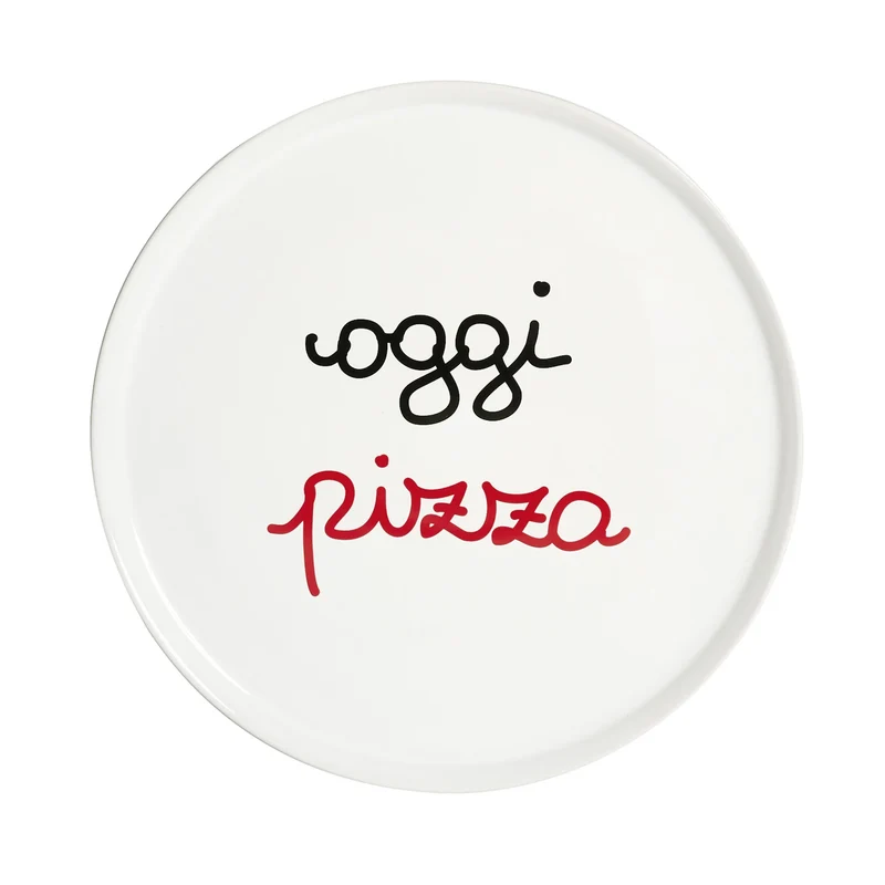 Piatto pizza in Gres "Oggi Pizza" - 31,5 cm
