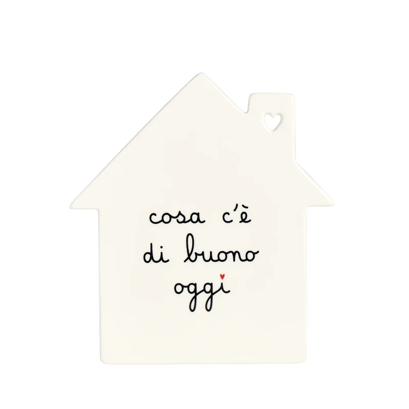 Sottopentola casa in Gres "Cosa c'è di buono oggi"
