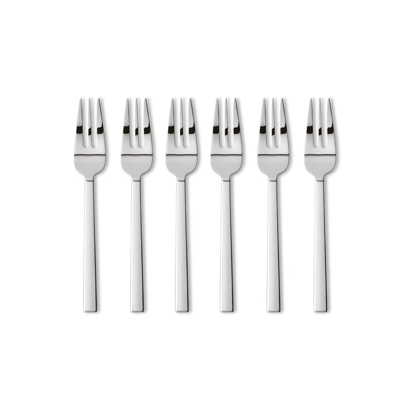 Neutra - set 6 forchettine dolce in acciaio inox