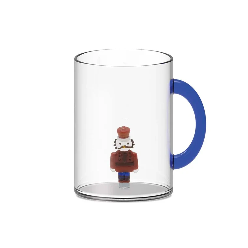 Tazza in vetro - 420 ml Decoro schiaccianoci