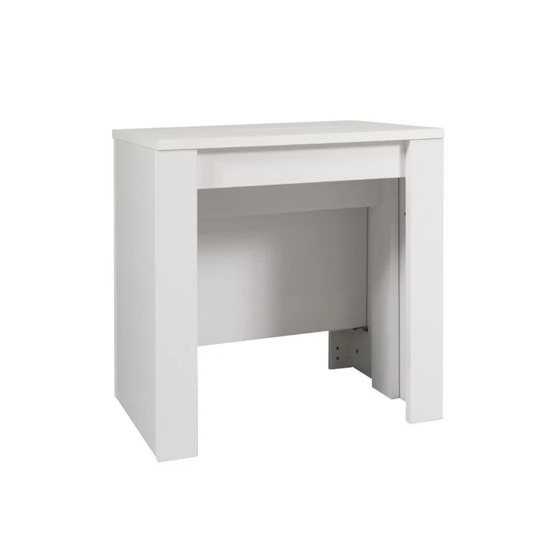 Consolle Allungabile 78,5x54/252x78 cm Baku bianca