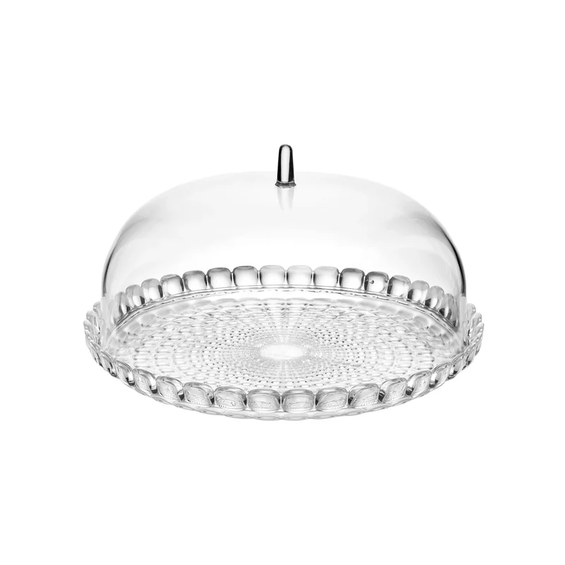 SET TORTIERA "TIFFANY" 30 CM - TRASPARENTE