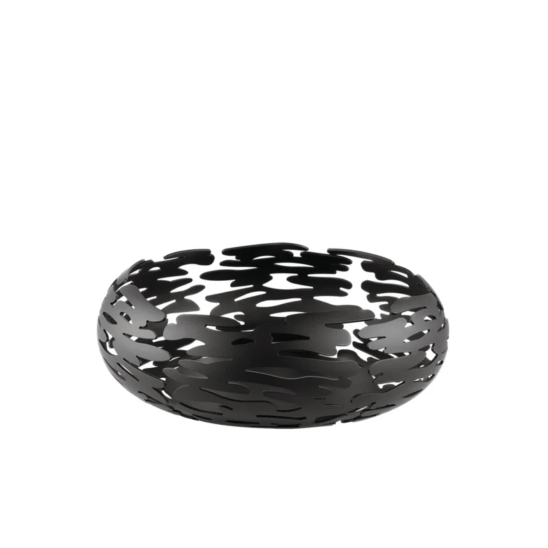 Alessi Barknest Cestino Portafrutta - Centrotavola, Nero