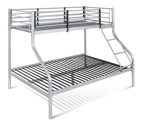 Letto a castello aladdin struttura robusta in acciaio cm.90x190/140h