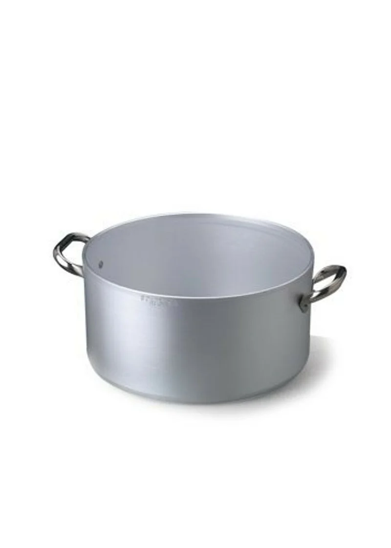 Agnelli linea Professionale Albergo Casseruola Alta in alluminio 2 manici 28 cm