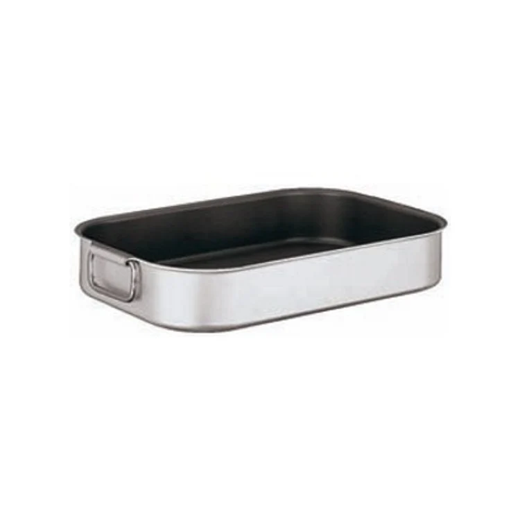 Tegame alluminio antiaderente rettangolare cm.60x35 h.9
