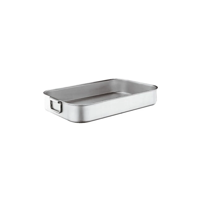 Tegame alluminio rettangolare pesante cm.61x43 h.9 sambonet paderno