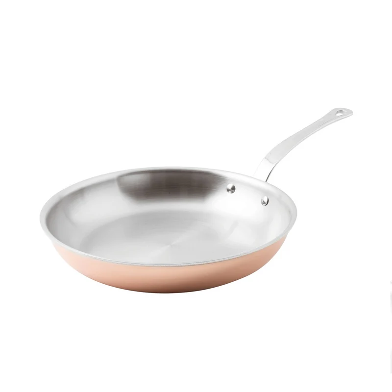 Padella rame 1 manico ø cm.24 h.4.5 lt.2