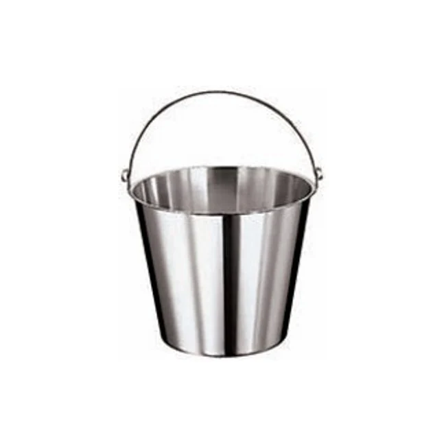 Secchio inox graduato ø cm.30 lt.10