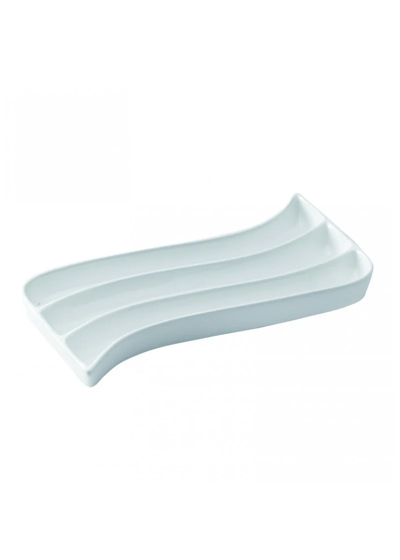 PARTY BIANCO VASSOIO ONDA CM.27 K6 TOG