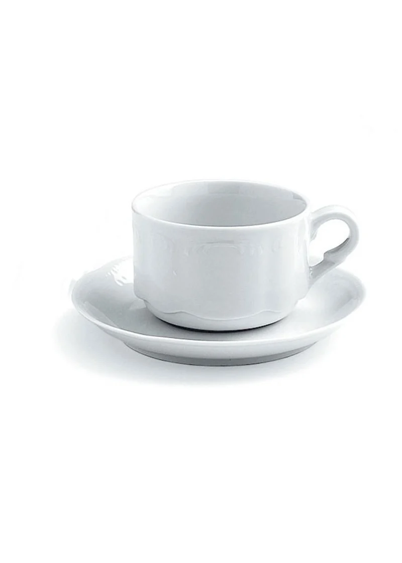 Tognana Vecchio Wienna Bianco Tazzina Caffè con piattino