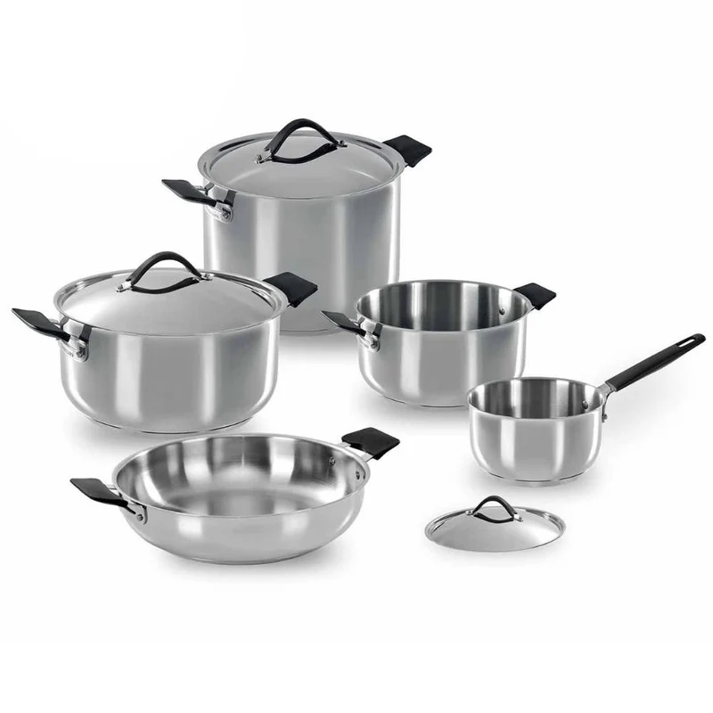 Set/Batteria Pentole in 33 Carati Versione B - 8 Pezzi