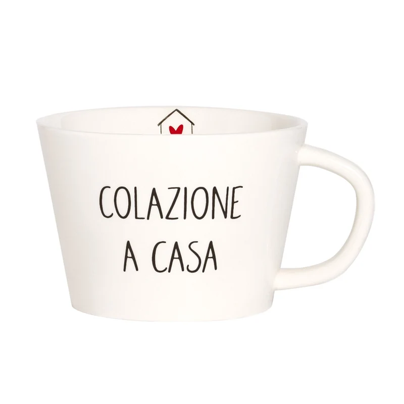 SET 2 TAZZE COLAZIONE - COLAZIONE A CASA