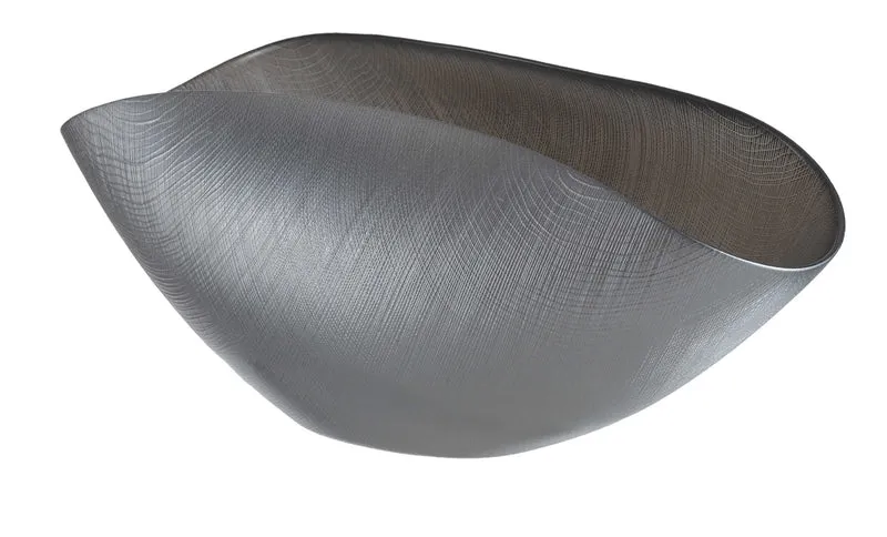 Burano Coppa - 28x18 cm Metal Grey