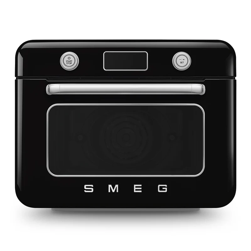 Forno combinato a vapore da appoggio - Nero, Lucido