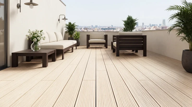 Pavimentazione WPC Decking Reversibile Collezione Isole – Lato A / Lato B | 2200 (H) x 140 (L)x 22 (SP) mm