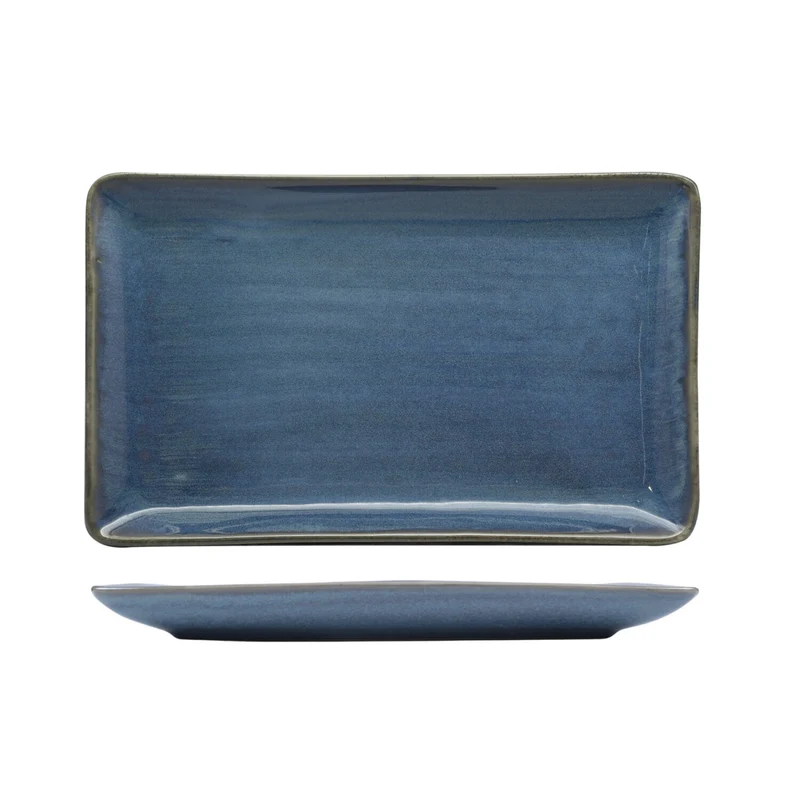 NUAGES OCEAN - PIATTO RETTANGOLARE CM 26,5X16XH.2 STONEWARE REACTIVE