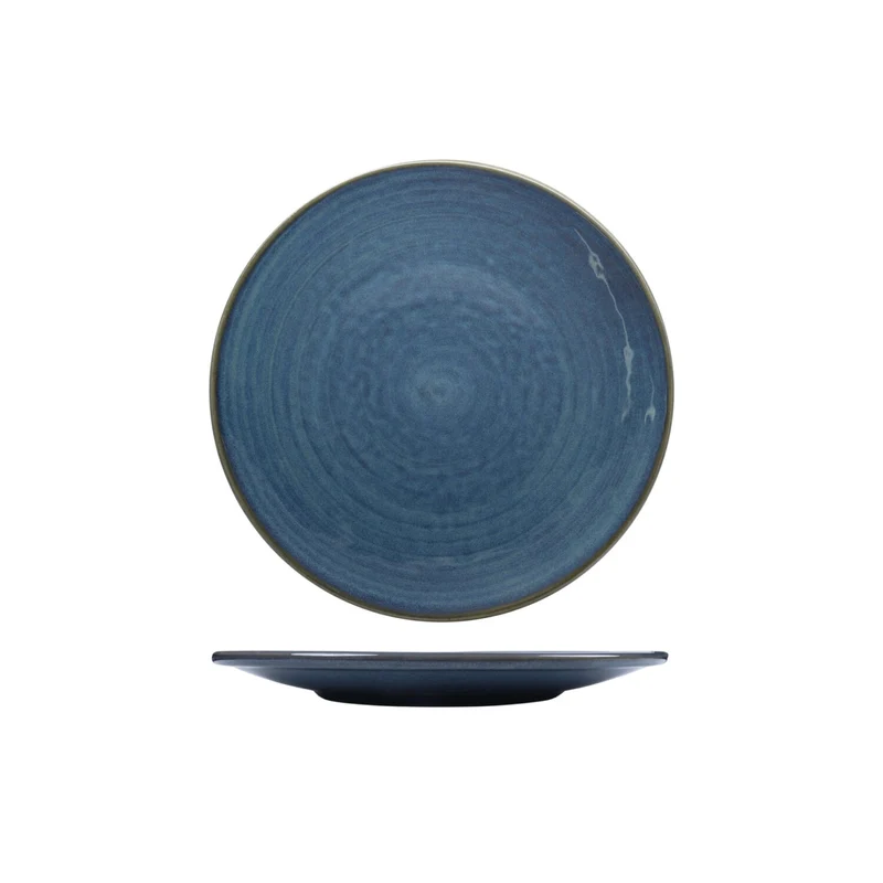 NUAGES OCEAN - PIATTO PIANO COUPE CM 32 STONEWARE REACTIVE