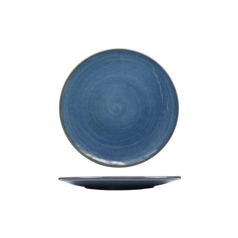 NUAGES OCEAN - PIATTO PIANO COUPE CM 28 STONEWARE REACTIVE