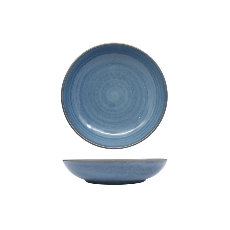 NUAGES OCEAN - PIATTO FONDO COUPE CM 23 STONEWARE REACTIVE
