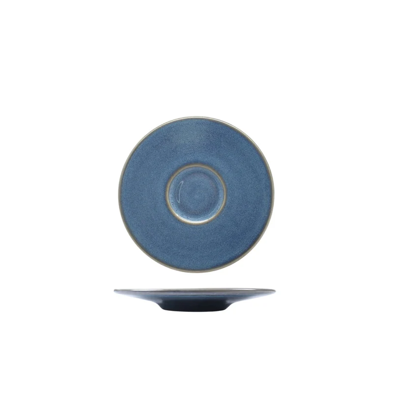 NUAGES OCEAN - PIATTINO PER TAZZA CAFFE CM 12 STONEWARE REACTIVE