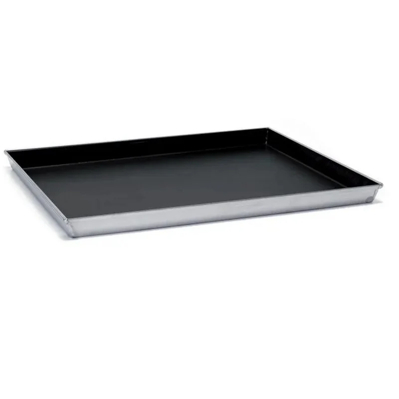 Teglia rettangolare angoli svasati saldati - 50x35 cm