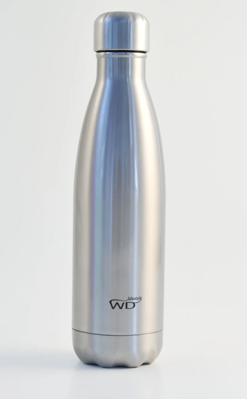Wdlifestyle Bottiglia Borraccia Termica cl 500 Silver