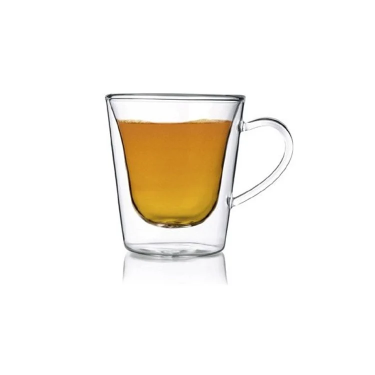 Tazza cappuccino senza piatto vetro duos termica cl.29.5 bormioli luigi
