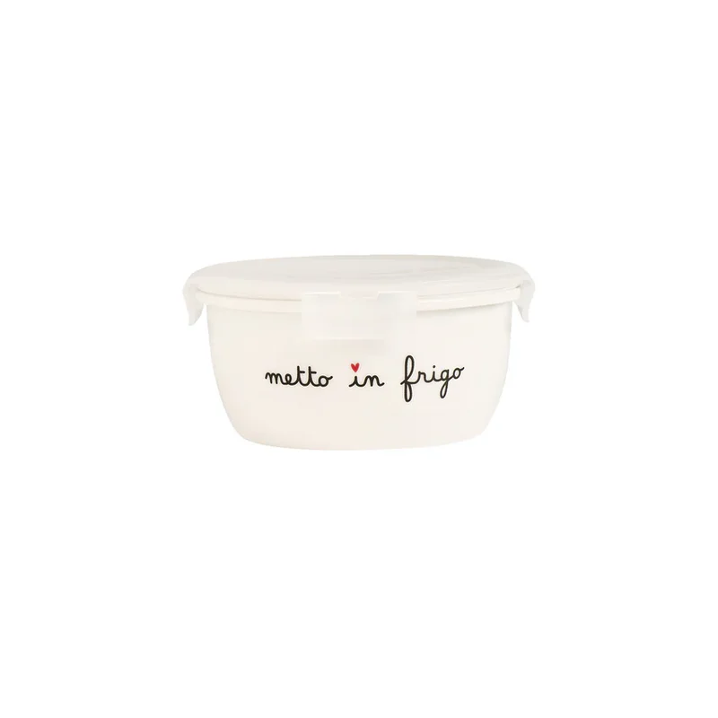 Contenitore rotondo "Metto in frigo" - tg. M