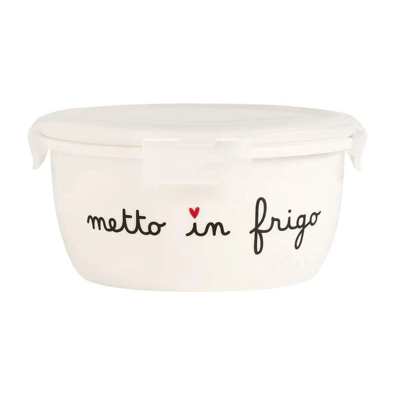 Contenitore rotondo "Metto in frigo" - tg. XL