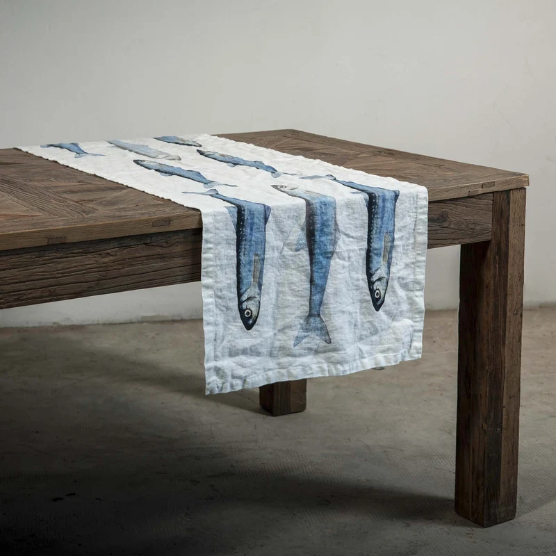 Runner in Lino - Sardine