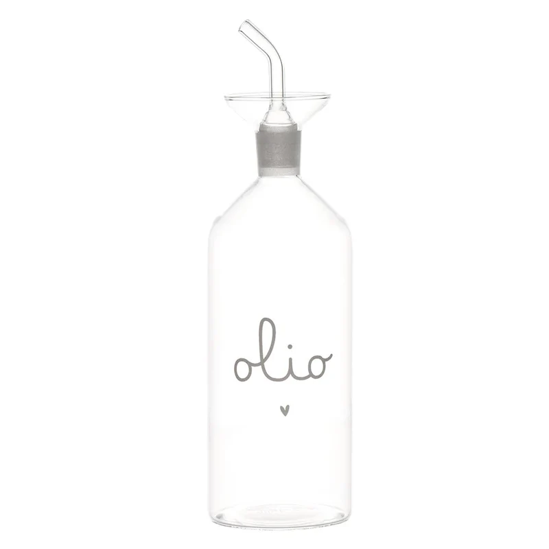 Bottiglia olio "Olio" cuore 500ml
