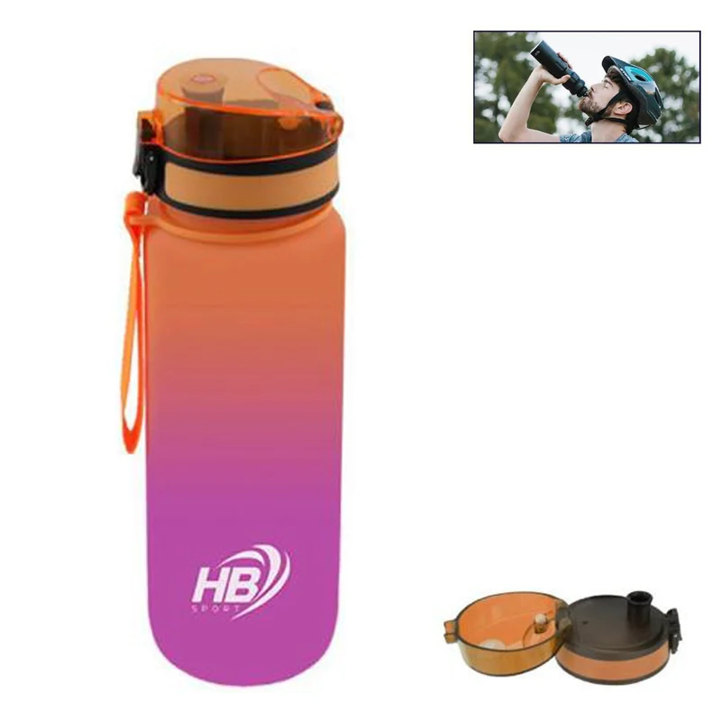 BORRACCIA SPORTIVA TRASPARENTE BOTTIGLIA PORTATILE 750ML SPORT FITNESS