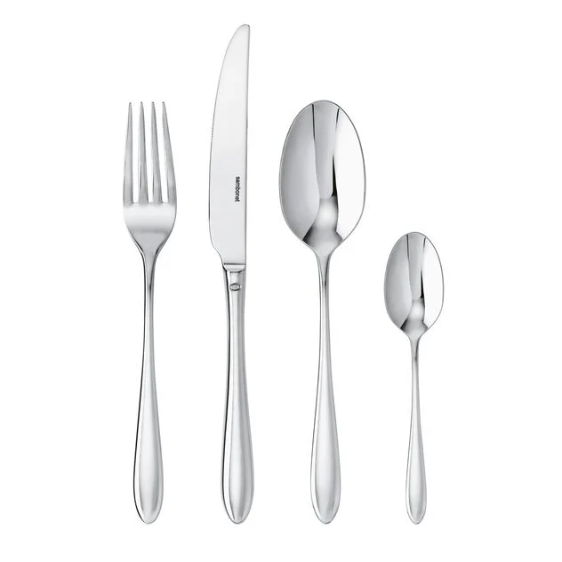 DREAM Servizio tavola 24 PZ Monoblocco - Acciaio Inox Mirror