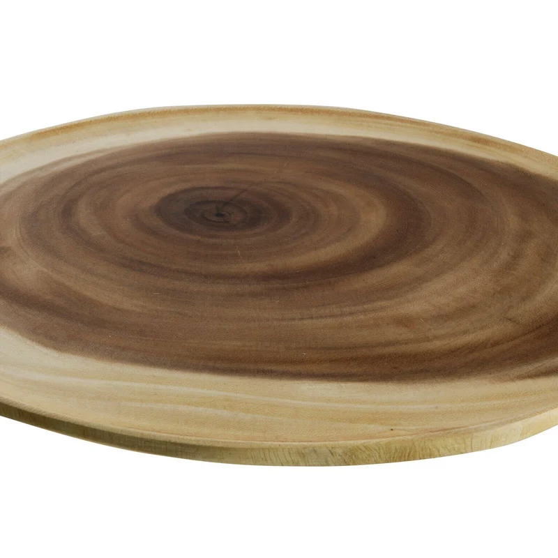 Tagliere / Piatto a servire in Legno di Acacia - Ø Cm 19,5